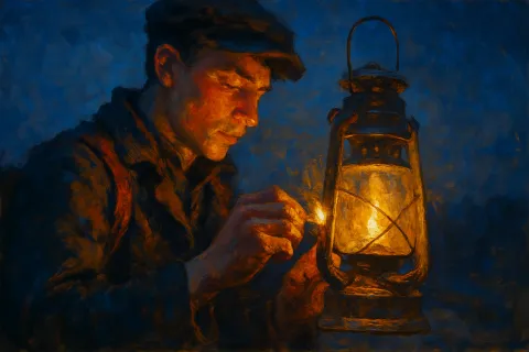 Striking the light