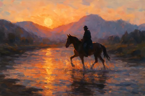 Crossing the ford